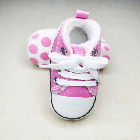 Baby Canvas Classic Sneakers Newborn Print Star Sports Baby Boys Girls First Walkers Shoes Infant Toddler Anti-slip Baby Shoes