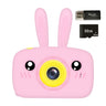 New Mini Cartoon Rabbit Camera 2 Inch HD Screen Educational Children Toys Portable Video Digital Camera SLR Camera For Kid Gifts