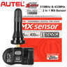 2024 Newest Autel TPMS Sensor 2in1 MX-Sensor Tire Repair Tools TPMS Sensor Programing W/ TS501 TS508 AUTEL 433 MHZ 315MHZ EU US