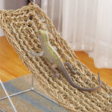 2 Pcs Climbing Pet Hammock Lizards Toys Seagrass Reptile Beds Hammocks Seaweed Hide Summer Reptiles Hanging Cushions