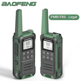 2pcs Baofeng F22 PMR446 FRS Mini Communication Radio Profesional Walkie Talkies Two Way Radio Transceiver For Restaurants