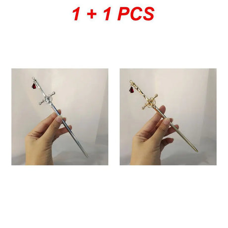 New Retro Sword Hairpin Hair Jewelry Chinese Simple Punk Metal Hair Sticks Women DIY Hairstyle Headwear Design Tools Accessories