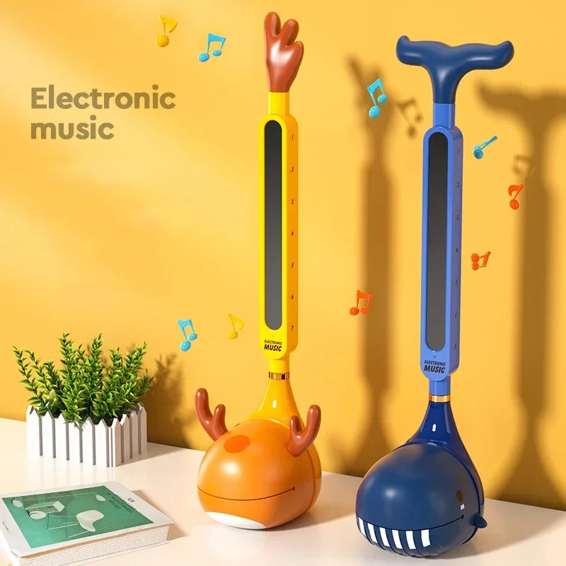 New Otamatone Japanese Electronic Musical Instrument Portable Synthesizer Funny Magic Sounds Toys Creative Gift for Kids Adults