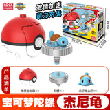 Pokemon Ball Battle Gyro Toy Pikachu Charmander Mewtwo Pocket Monsters Action Figure Toys Gift