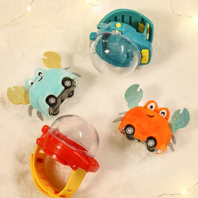 2.4G Mini Watch Control Car Cute RC Car Kids Accompany Play Rabbit Dog Animal Birthday Gift Children Christmas watch RC Car Toys