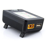 ToolkitRC M7 200W 10A DC Balance Charger/Discharger With ADP100 Adapter (EU/US) For 1-6S Lipo LiHV LiFe Lion RC Battery