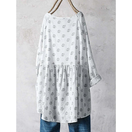 Women's Cotton Linen Tunic Tops Tee Ladies Casual Loose T-Shirt Blouse Plus Size Oversized High Quality Clothing For Female 2023