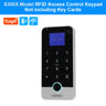 Bluetooth Tuya APP Smart Fingerprint RFID Access Control Keypad Touch IP65 Waterproof 13.56MHz Door Opener Keyless Lock System