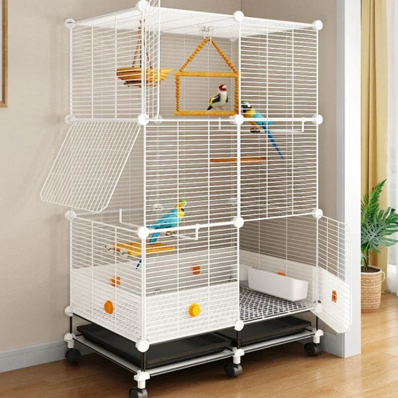 Large Parrot Stand Accessories Bird Cage Decoration Outdoor Bird Cage Parrots Loungefly Gaiola Para Passaros Furniture YN50BC