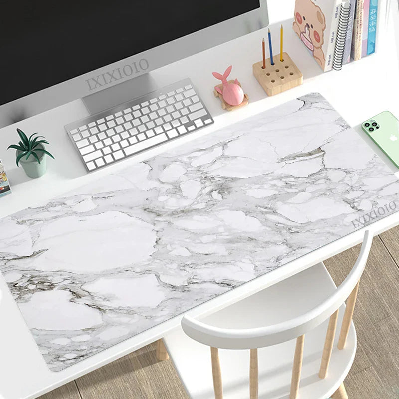 Mouse Pad Gamer Fashion Marble XL HD Computer New Mousepad XXL keyboard pad Carpet Soft Non-Slip Office Accessories Mice Pad