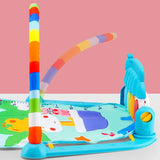 Baby Music Rack Play Mat Toddler Carpet with Piano Keyboard Infant Playmat Gym Crawling Activity Rug Toys for 0-12 Months Gift