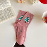 4 Pairs/Lot Children Girls Socks Christmas Socks For Kids Cotton 2-12Years Comfortable Toddler Leg Warmers Boys Long Socks