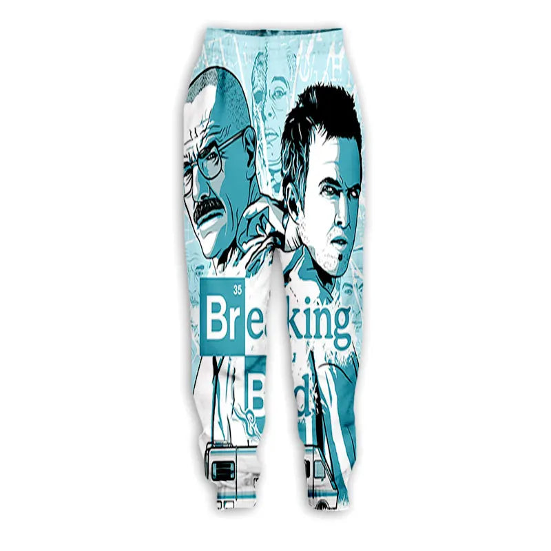 New Fashion 3D Print  Breaking Bad  Casual Pants Sports Sweatpants Straight Pants Jogging Pants Trousers for Women/men  P02