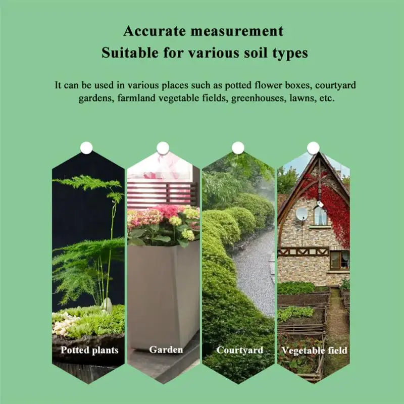 2/4/6PCS Plant Monitor Outdoor Soil Temperature Meter Moisture Humidity Tester Sensor Garden Automation Irrigation TUYA Detector