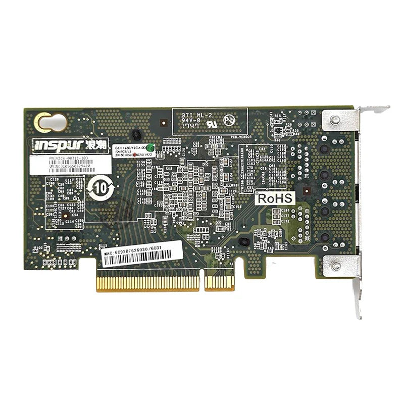 RJ-45 10G Dual-port Ethernet Card X540-T2 PCIE-X8 Network Expansion Adapter Dual-port Network Card Suitable For Multiple Systems