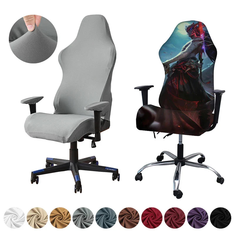 Elastic Office Chair Cover Seat Covers For Gaming Chair Cover Spandex Computer Chair Slipcover For Armchair Protector Seat Cover