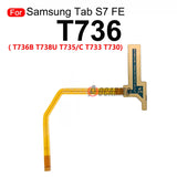 1Pcs For Samsung Galaxy Tab S7 FE T736B  T730 T735C T733 LCD Screen Flex Cable Connector Touch Board Flex Replacement Part