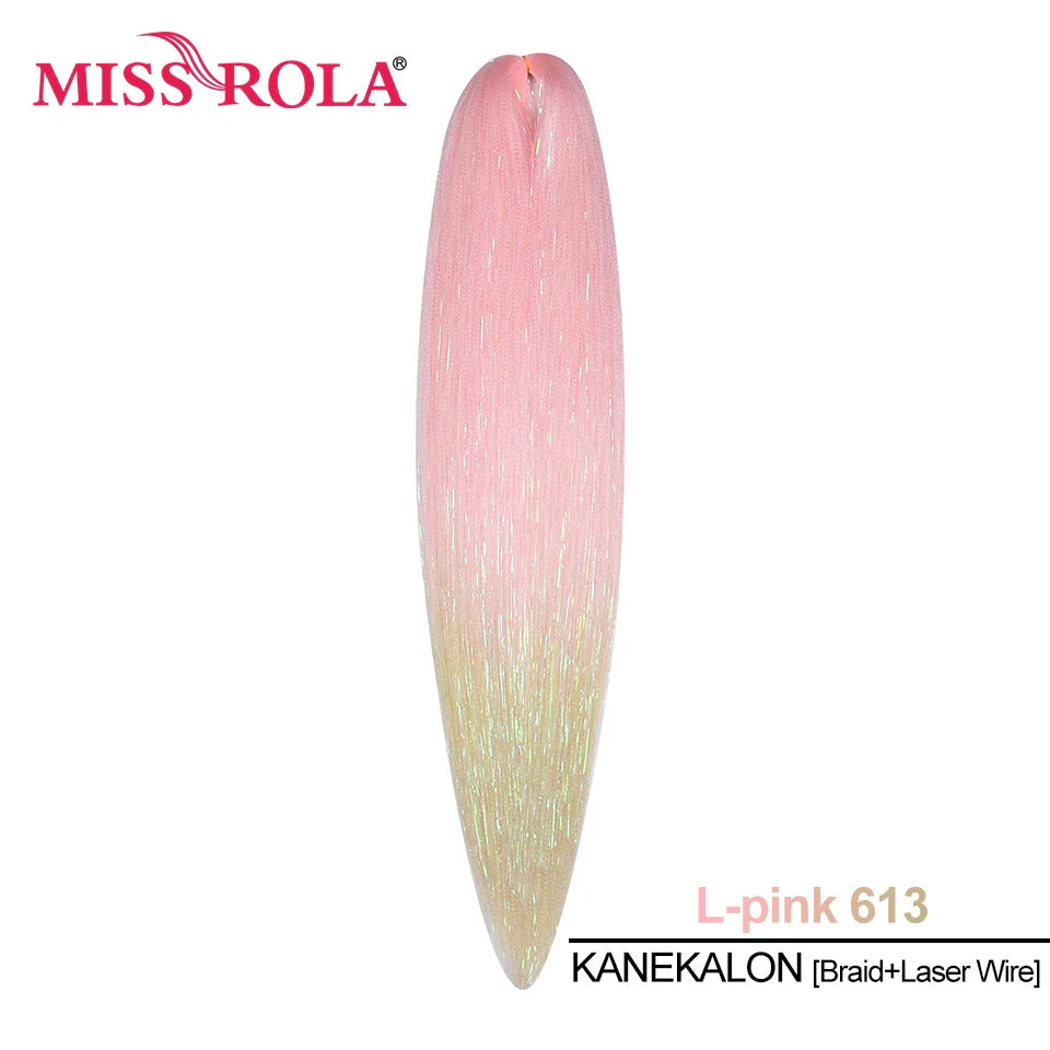 Miss Rola Synthetic 28Inch 100G 2023 New Hair Extension Yaki Straight Jumbo Braiding Hair Pre-Stretched Braid Kanekalon Hair