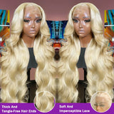 250% 13x4 13x6 HD Lace Front Wig 613 Blonde Body Wave Lace Frontal Wig Pre Pucked Brazilian Lace Front Human Hair Wigs For Women