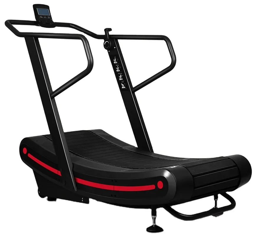 Wholesale unpowered curved treadmill and lowest noise self-unpowered running machine