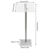 30-90° Adjustment Floor Standing Speaking Podium Office Slanted Top Laptop Desk Meeting Room Speech Table Home Accessories