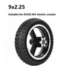 48v500w 9x2.25Suitable for KUGOO M4Electric Scooter Solid TireOff-road Motor Rear Wheel Honeycomb Shock Absorption and Anti Slip