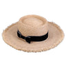 Wide Brim Sun Hats Fashion Flat Top Bowknot Panama Cap Floppy UV Protection Straw Hats Women