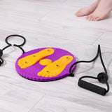 Stomach Waist Trainer Heavy Duty Twister Exercise Board with Pull Rope Twisting Waist Machine Non Slip for Fitness Training