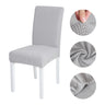 Jacquard Chair Covers Spandex Stretch Seat Slipcover Removable For Wedding Dining Room Banquet Office Housse De Chaise