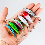 Fishing Tackle Bionic Submerged Crankbait Fishing Gear Fishing Lures Fishing Bait Fishhook 3d Eyes Artificial Hard Baits Fishing