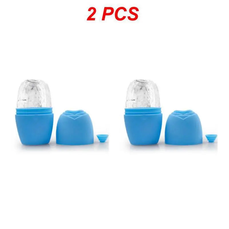 1/2PCS Skin Care Beauty Lifting Contouring Tool Silicone Trays Ice Globe Ice Balls Face Massager Facial Roller Reduce