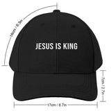 Jesus is king Baseball Cap Military Cap Man Golf Hat Rugby cute Women's Hat 2023 Men's