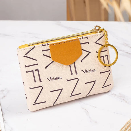 Customized New Product Mini Women's Coin Purse Short Storage Short Zipper Small Coin Card Holder Factory Direct Sales