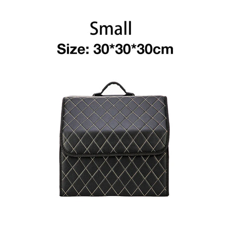 Folding Car Storage Box Large Capacity Auto Trunk Organizer Boxes Leather Waterproof Cars Stowing Tidying Multi-color Interior