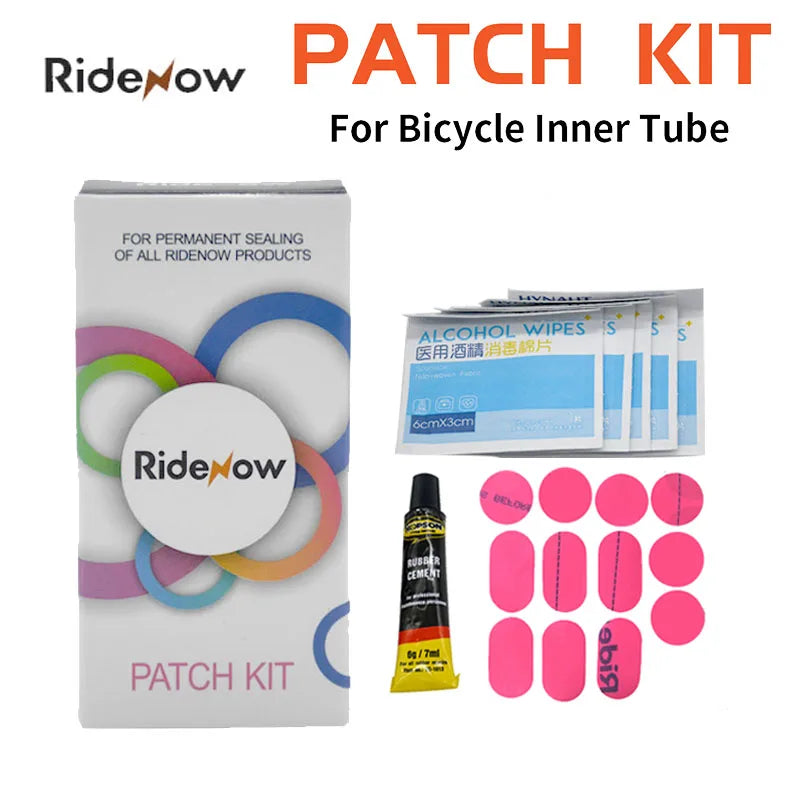 Ridenow Patch Kit TPU Bike Inner Tube Repair Tool Road Bicycle Tire 700C x 23 25 28 32C MTB Bike Tyre 26 27.5 29er BMX 20" 16"