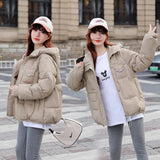 2023 New Winter Jacket Women's Parkas Thicken Overcoat Parka Down Cotton Coat Bread Clothes Korean Version Loose Outwear