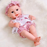 30cm Reborn Dolls Baby Reborn Toys Doll Waterproof Vinyl Bebe Doll Cute Mini Reborn Baby Doll For Girls Birthday Gift