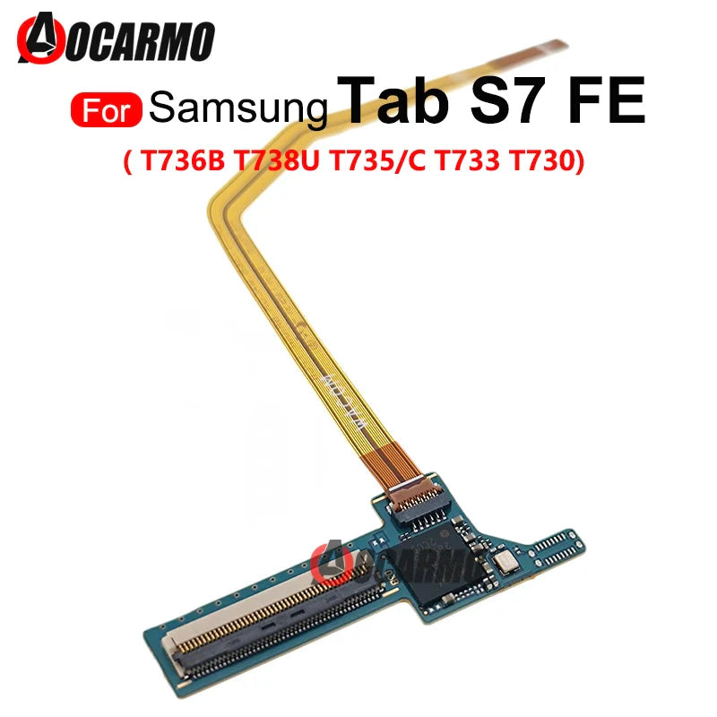 1Pcs For Samsung Galaxy Tab S7 FE T736B  T730 T735C T733 LCD Screen Flex Cable Connector Touch Board Flex Replacement Part