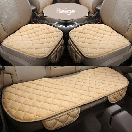 Winter Car Seat Cover Universal Front Rear Seat Pad Vehicle Auto Seat Cushion Car Seat Protector Seat Covers Pair of Covers