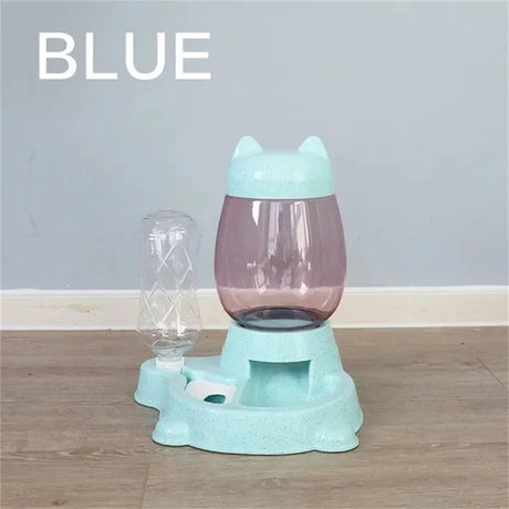 Pet Automatic Feeder Dog Cat Drinking Bowl Anti Overturn Large Capacity Cat And Dog Food Dispenser Pet Stuff Accessories