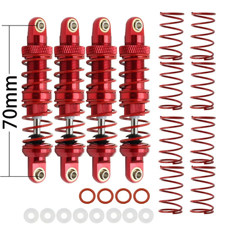 Metal 70mm 80mm 90mm 100mm 110mm 120mm Shock Absorber Oil Damper for 1/10 RC Crawler Car Axial SCX10  AXI03007 RBX10 D90 TRX4