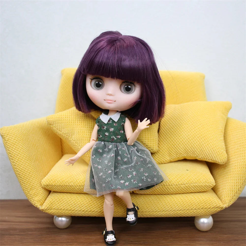 ICY DBS Blyth Middie Doll Joint Body 20CM Customized Doll Nude doll or Full Set Includes Clothes & Shoes DIY Toy Gift for Girls