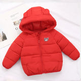 Better versatile Winter jacket boys and girls sweet cartoon print hooded warm coat 0-7 year old Bebe fashion children's clothing