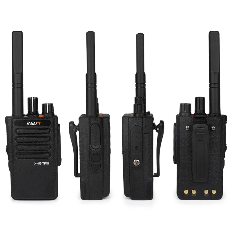 Mini Walkie Talkie Long Range Professional With Antenna Communication Device Rechargeable Two Way Radio Transceiver KSUN-x55