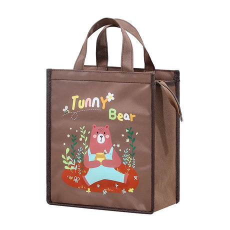 High-Capacity Portable Insulated Lunch Bag Women Kid Picnic Work Travel Food Thermal Storage Container Bento Box Cooler Tote Bag