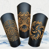 Chinese Hanfu Wrist Guard Men Wristband Bundle Sleeve Archery Guard Cosplay Hanfu Barcer Armour Wristband Belt For Men