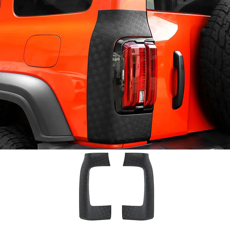 Black Look Garnish Car Body Cover Anti Hit Scratch Sticker Protector Frame For GWM Great Wall Tank 300 2022 2023 Accessories