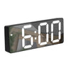 Snooze Function Digital Alarm Clock For Bedroom Bedside Led Square Single Face Desktop Digital Clock For Room