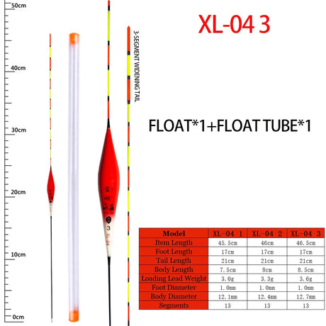 1PC Fish Float +1 Float Seat Stable River Lake Buoy High Sensitive Anti-wind Crucian Carp Grass Carp Vertical Float Tackle Tools