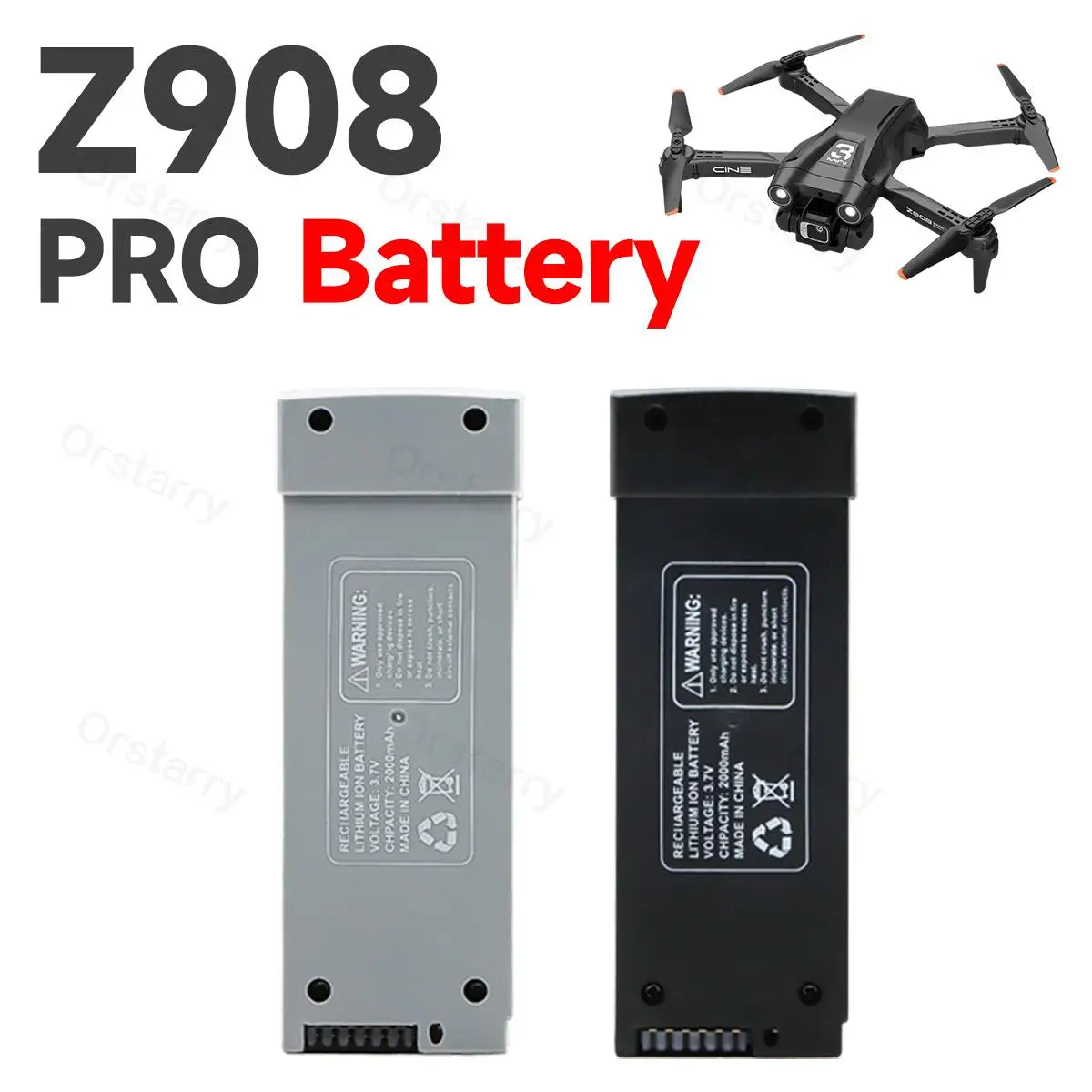 Z908 Pro Drone Battery Rechargeable Lipo Battery for Z908Pro RC Quadcopter Spare Parts Batteries Original Mini Dron Accessories